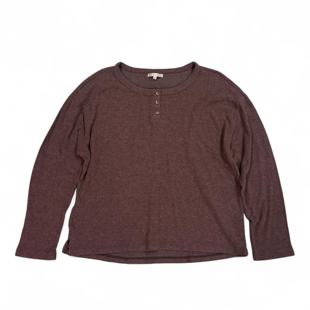 Z Supply ribbed henley shirt